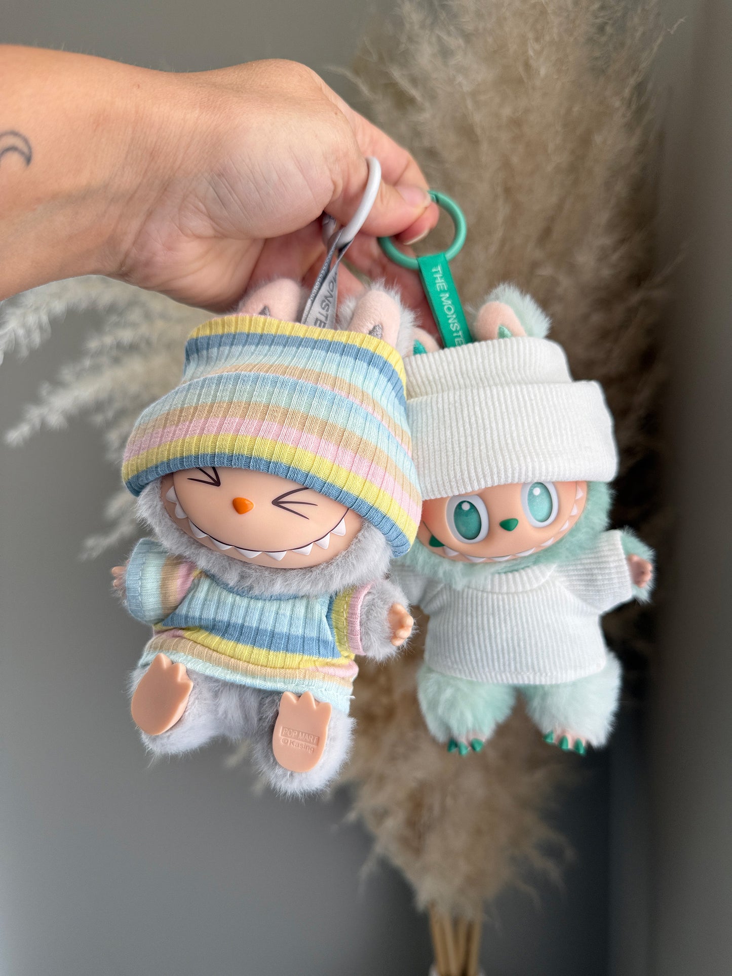 Labubu Shirt And Beanie Set