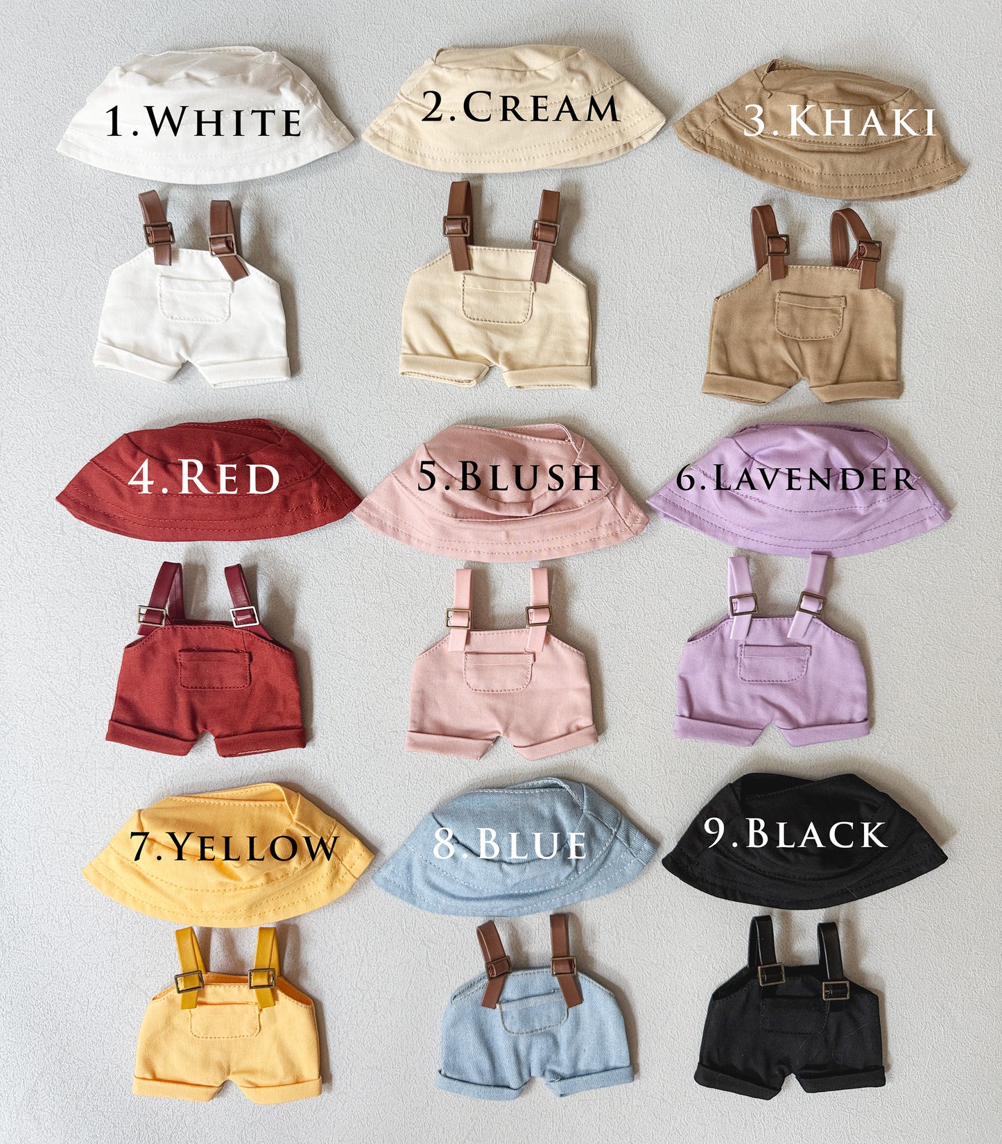 Labubu Bucket Hat And Rollover Set