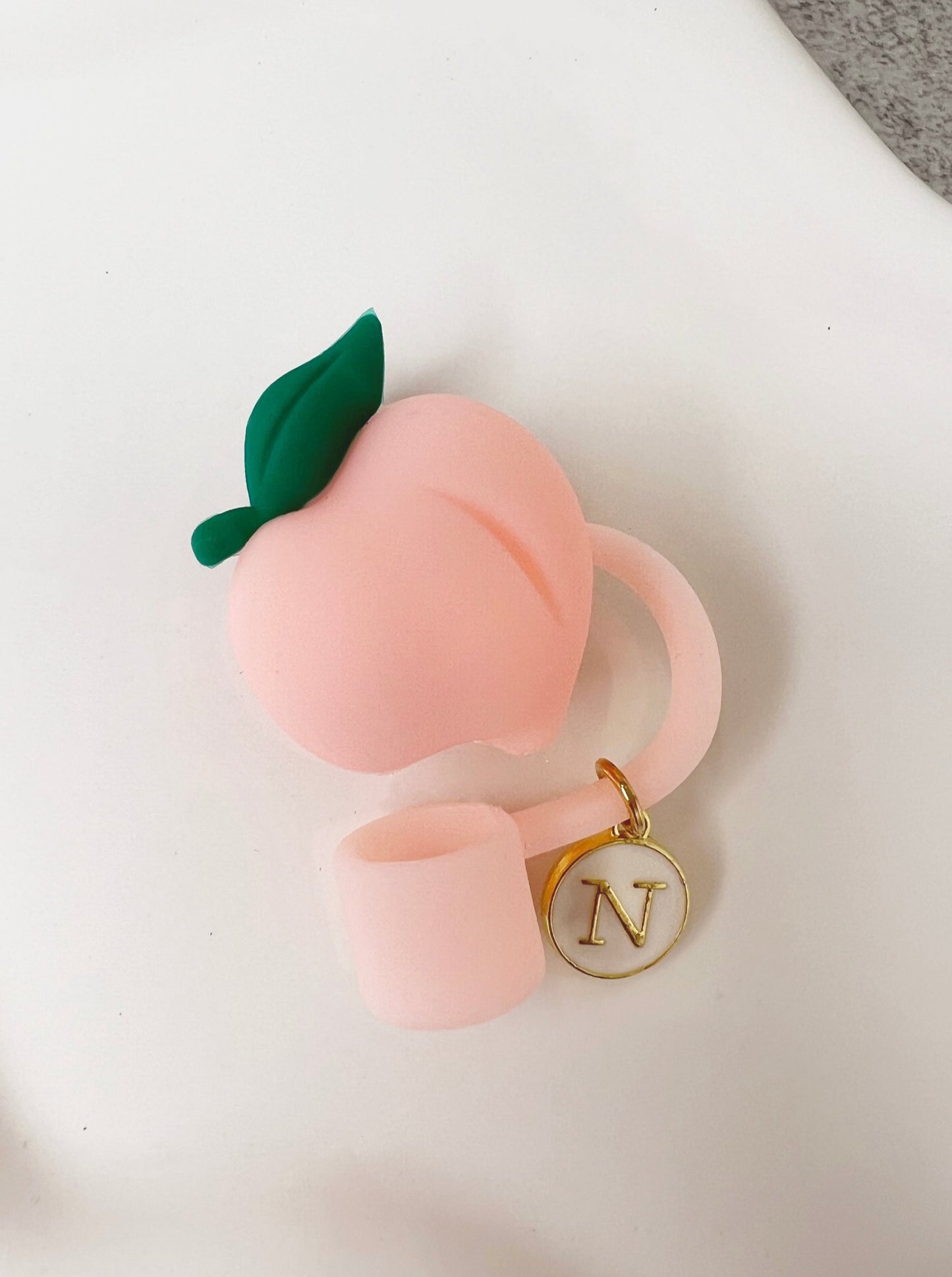 stanley straw cover peach