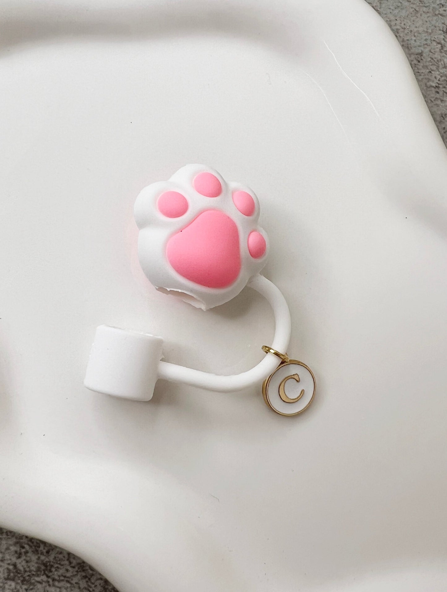 stanley straw cover cat paw