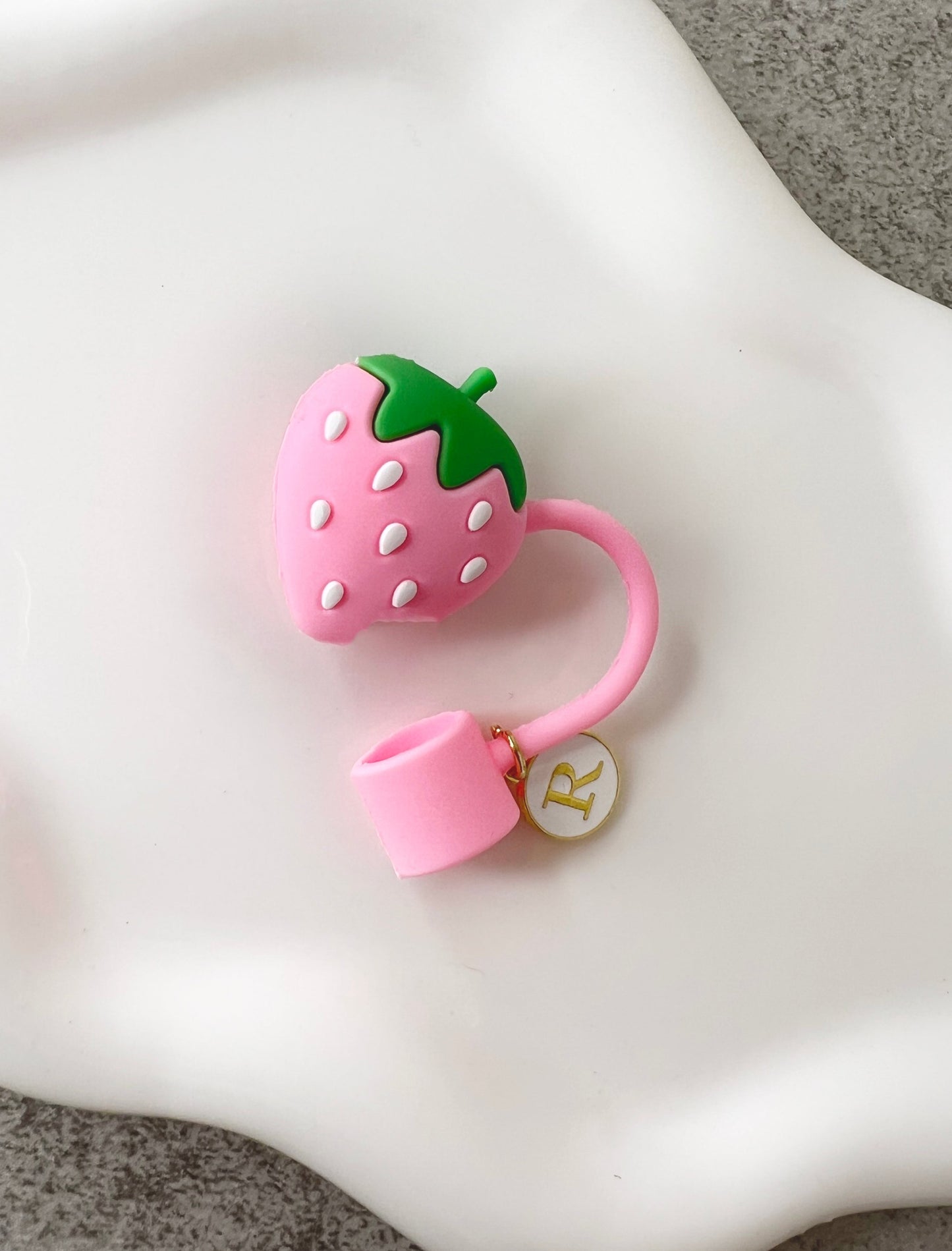 stanley straw cover srawberry