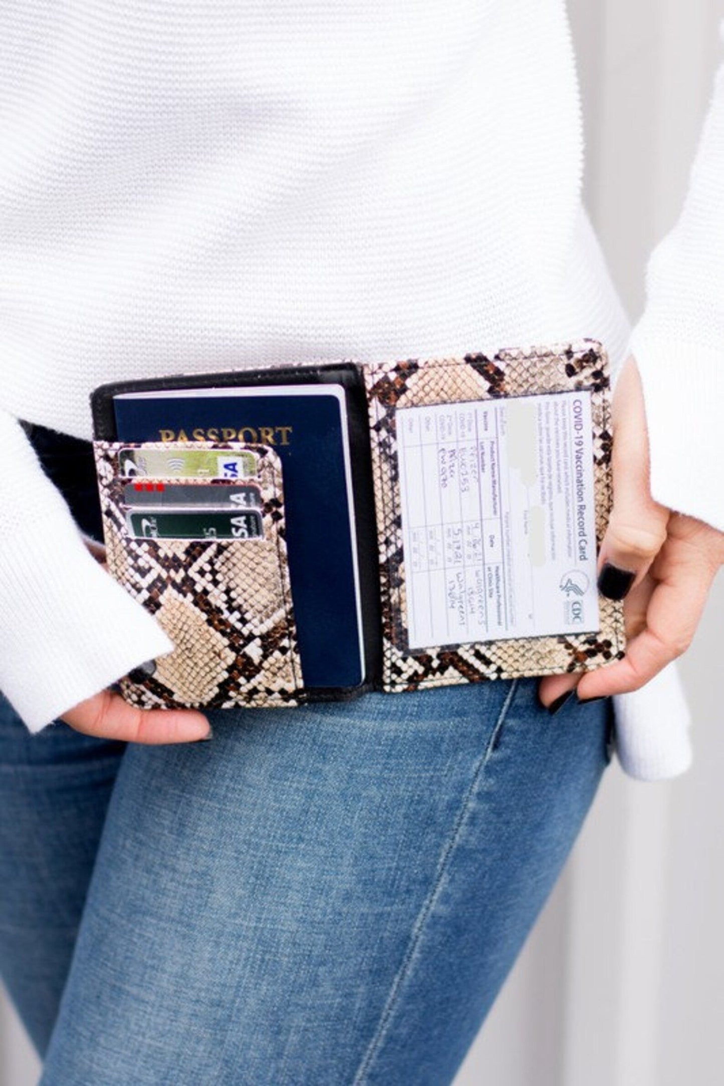 Passport Cover - Snake - passport cover