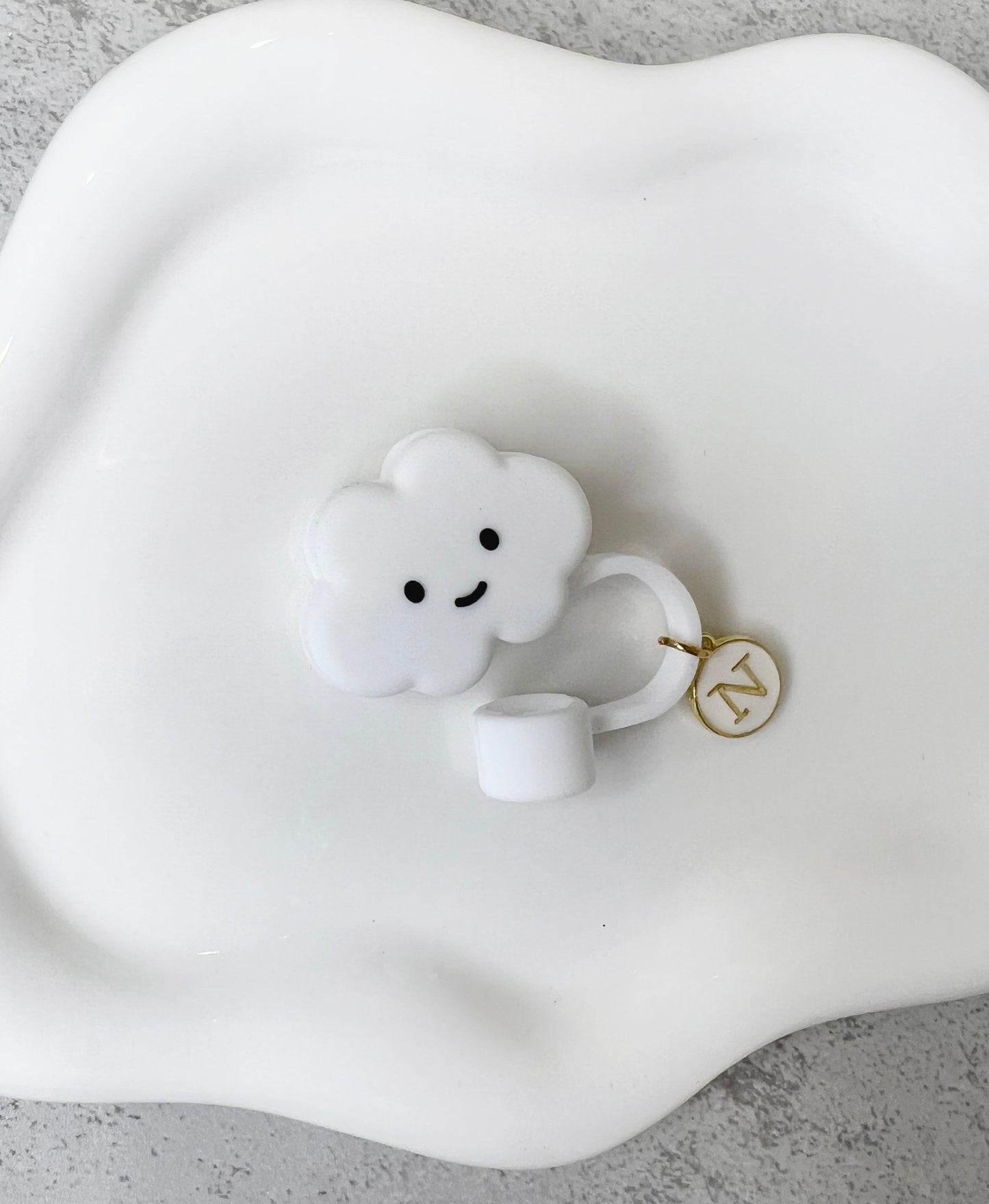 Stanley Straw Cap Cloud - White - straw cover