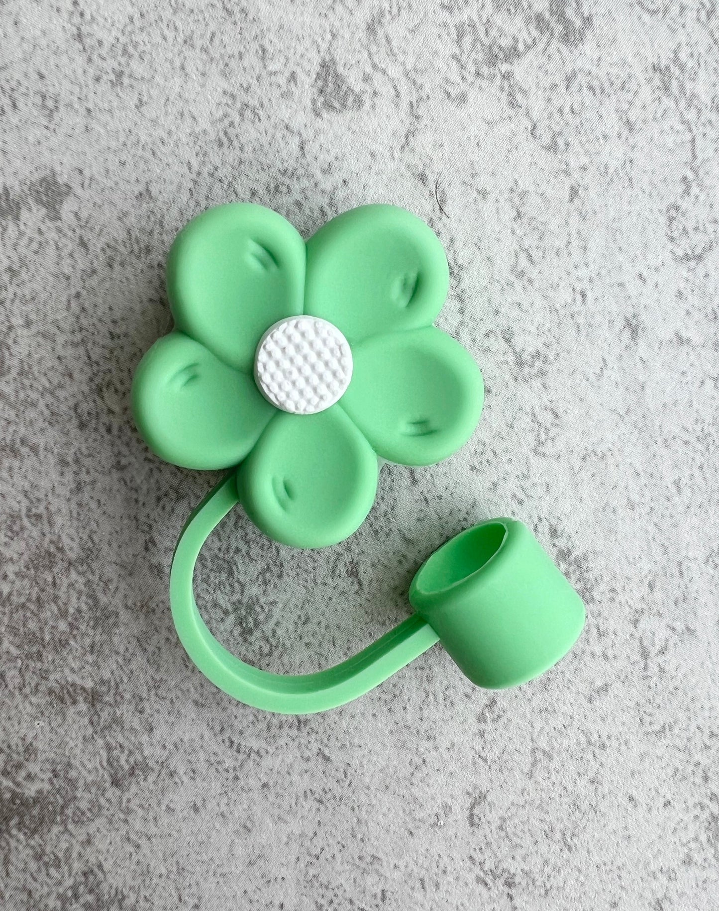 Stanley Straw Cap Flower - Green - straw cover