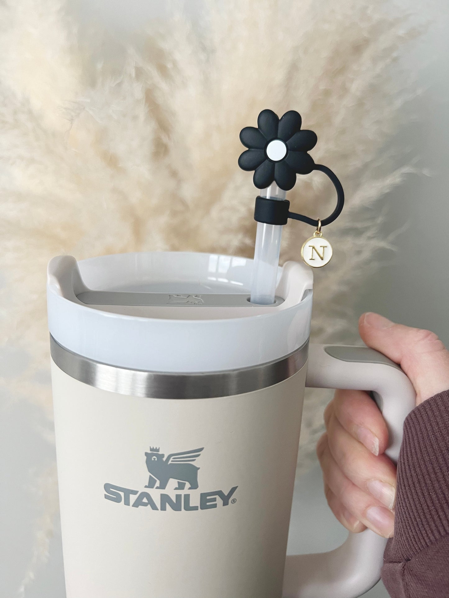 Stanley Straw Cap Flower - straw cover