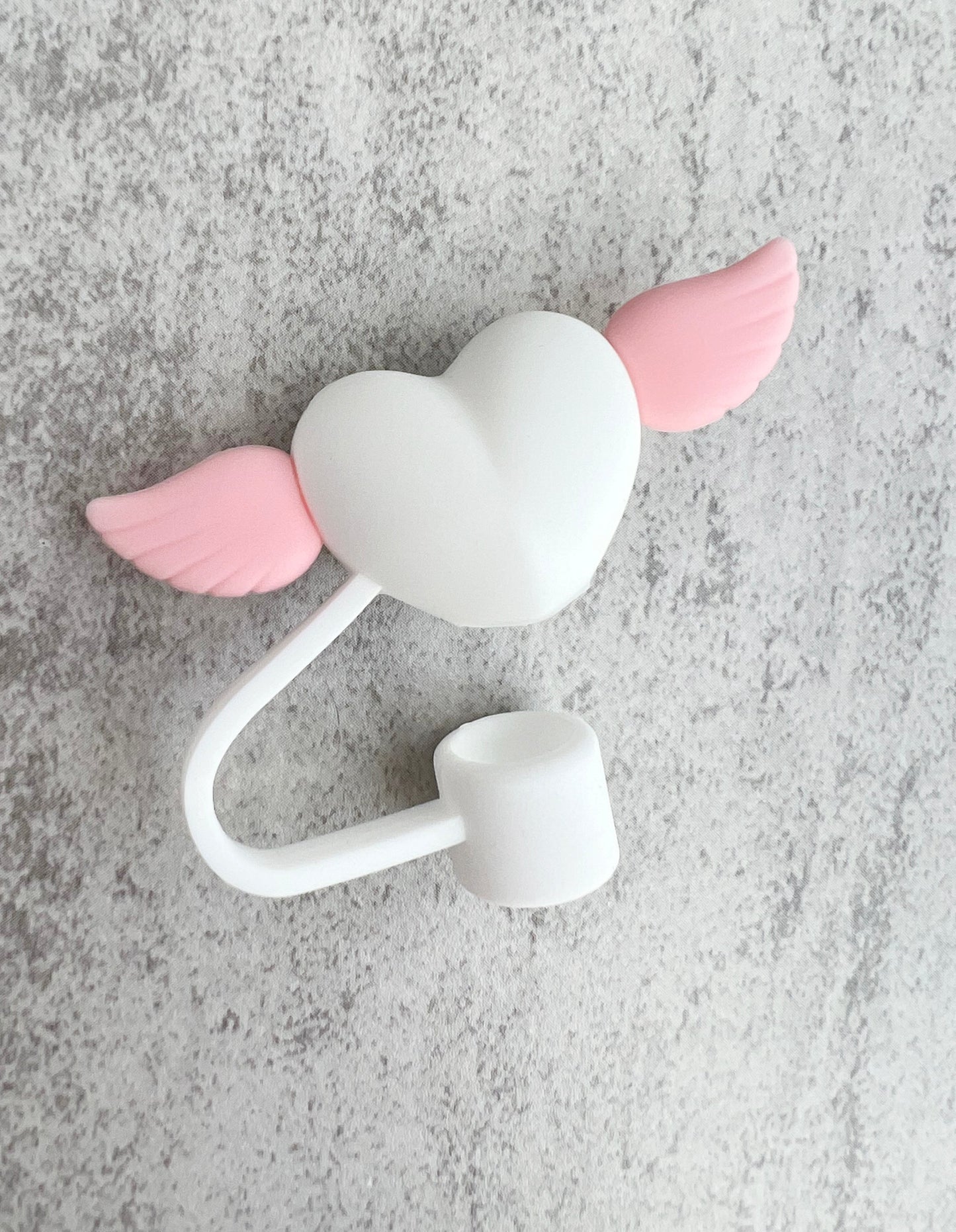 Stanley Straw Cap Heart - White - straw cover