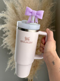 Straw Cover Bow Glitter