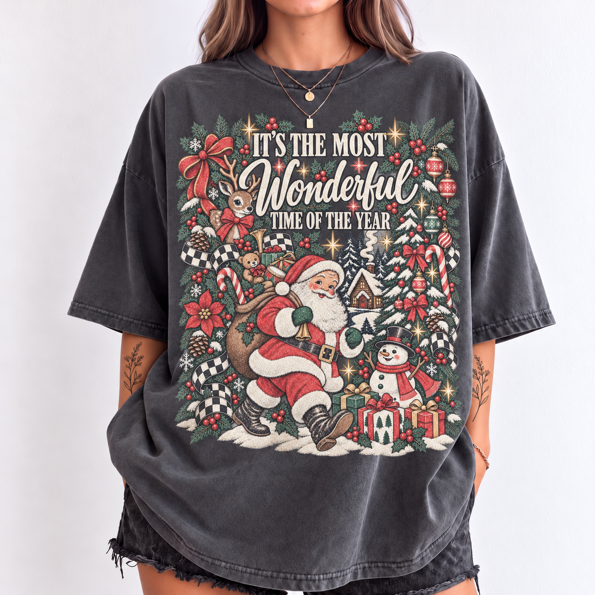 Retro Vintage Christmas Shirt