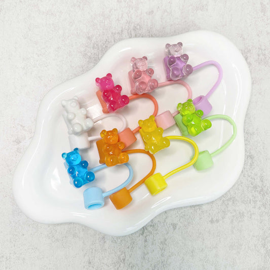 Straw Cover Gummy Bear