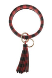 Plaid Keyring