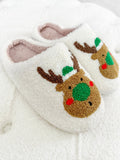 Reindeer Slippers Green - Slippers