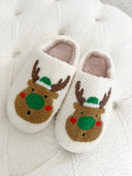 Reindeer Slippers Green - Slippers