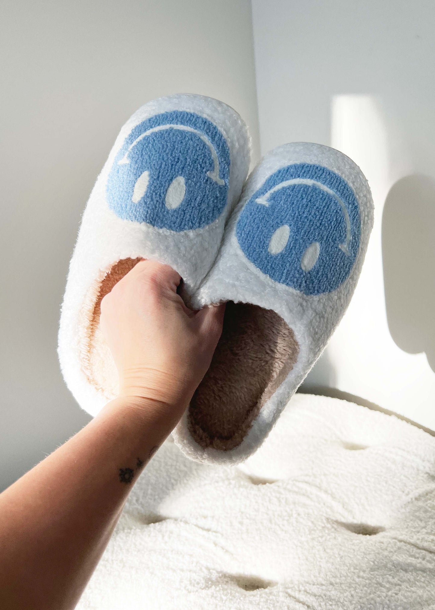 Smiley Face Slippers
