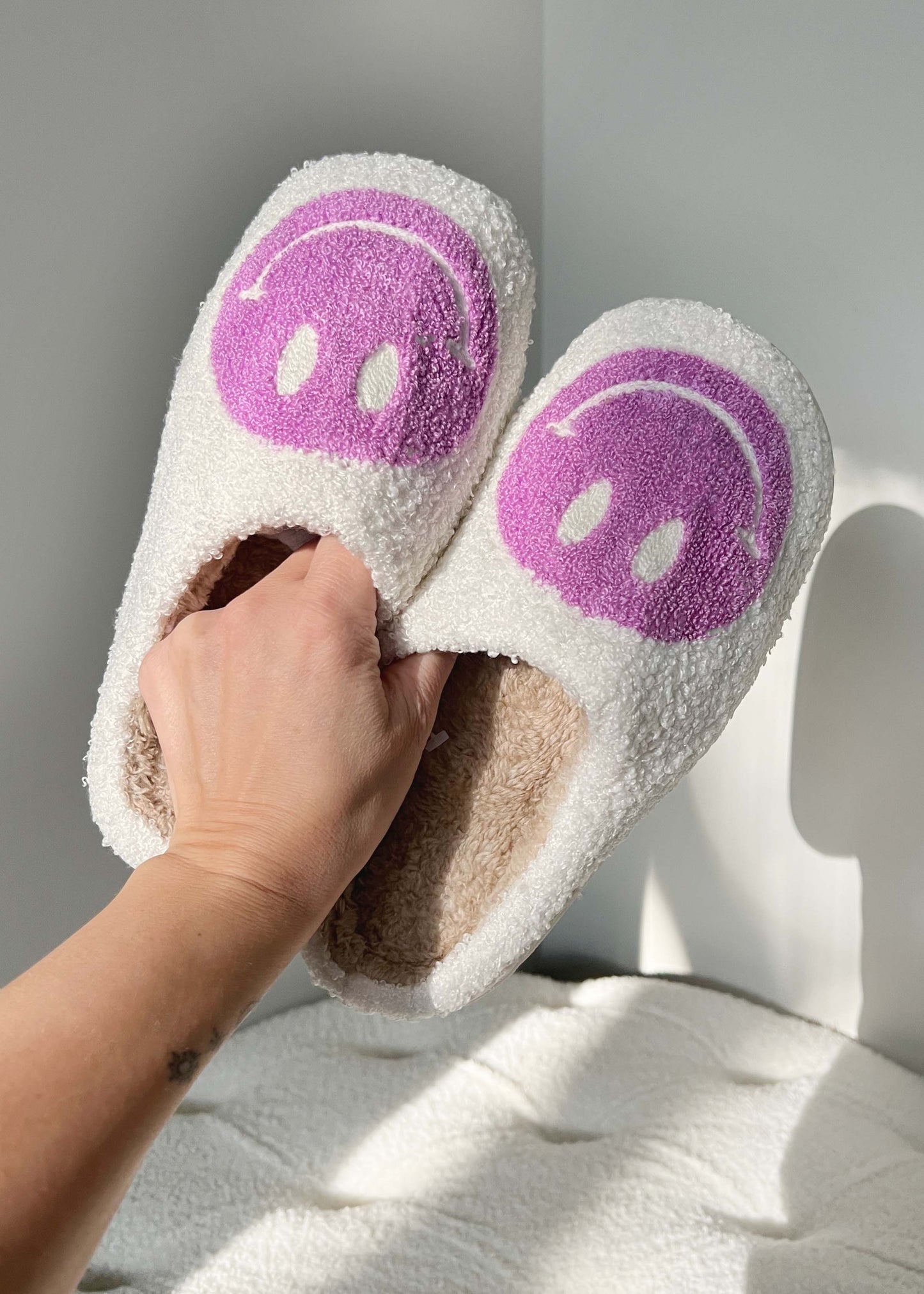 Smiley Face Slippers