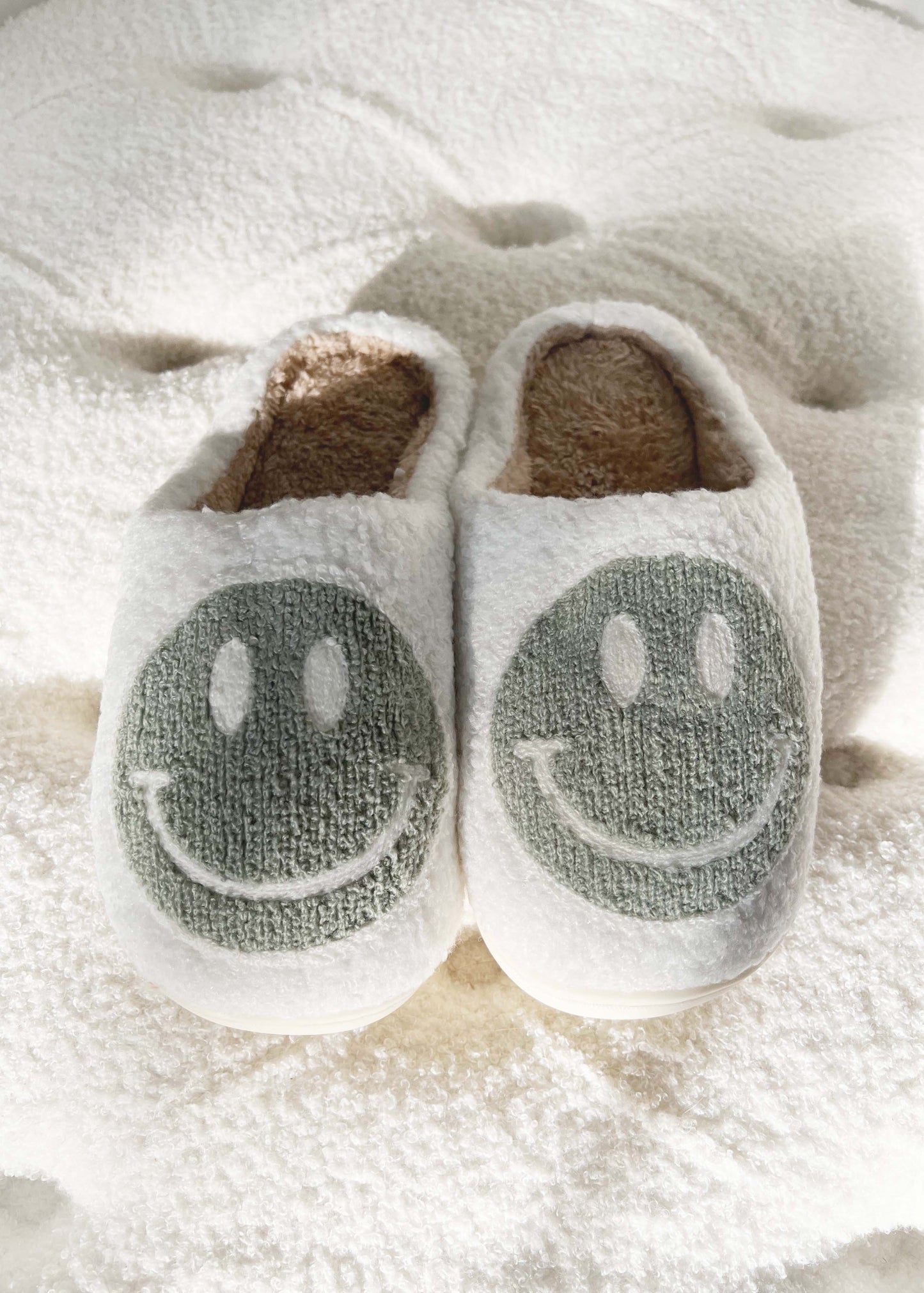 smiley face slippers