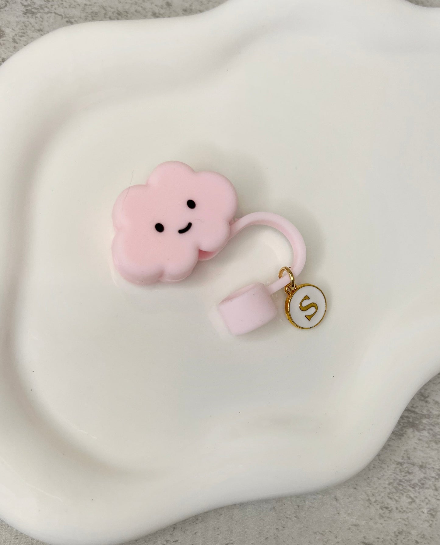 Stanley Straw Cap Cloud - Pink - straw cover