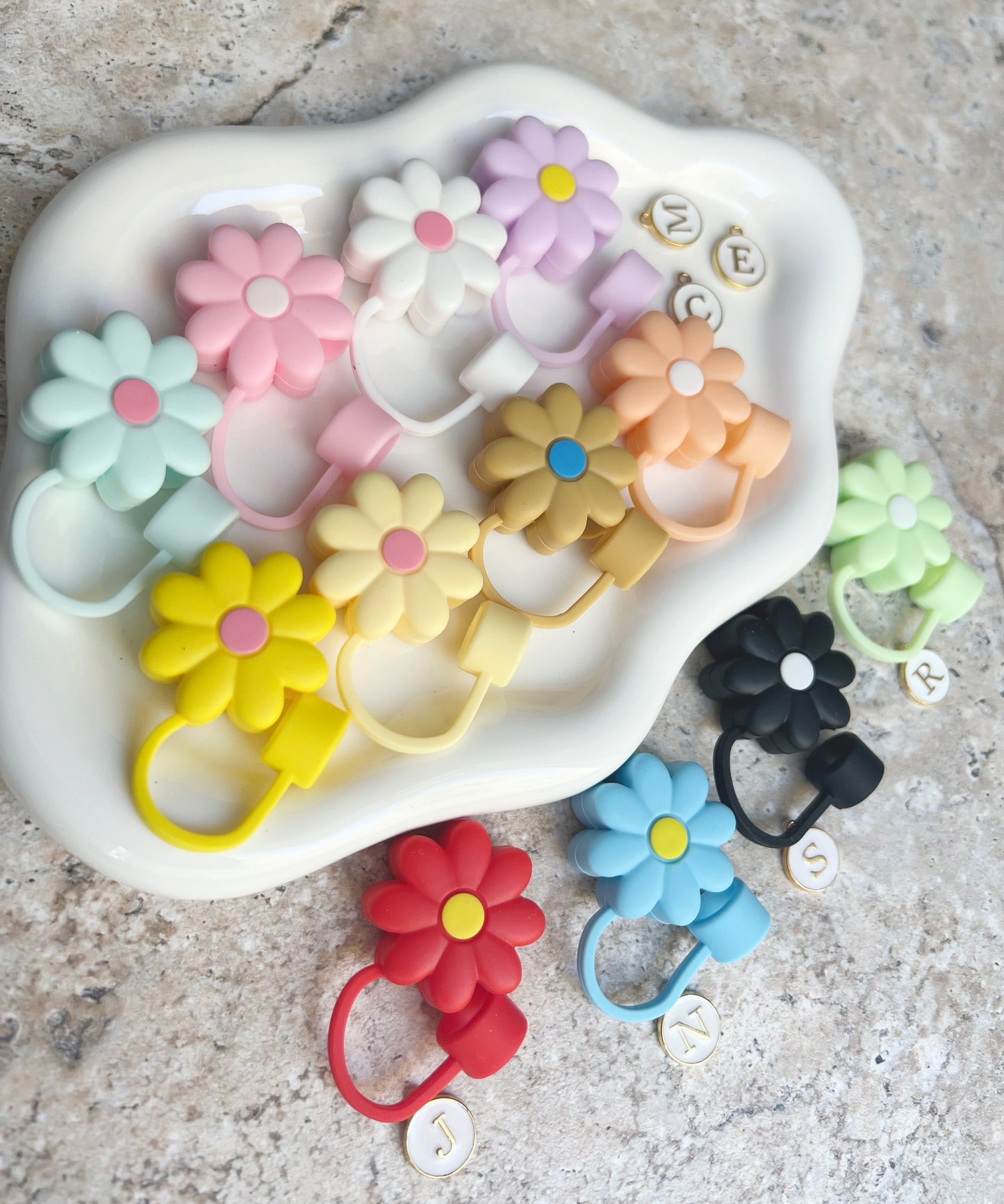 Stanley Straw Cap Flower - straw cover