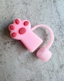 Stanley Straw Cap Paw - Pink - straw cover